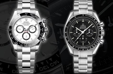 omega speedmaster moonwatch vd rolex|Rolex daytona vs omega review.